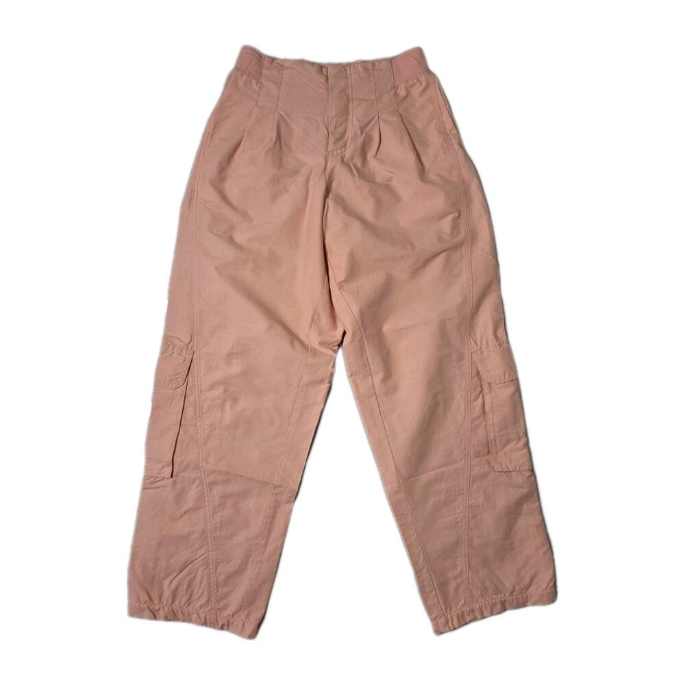 Free People Movement mesmerize me Cargo Pants In Sunkissed Pink Size Small - Picture 3 of 11